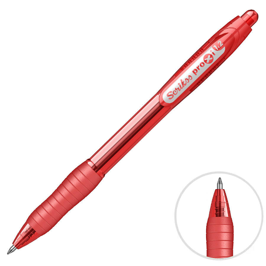 Scrikss Proxi Tükenmez Kalem 1.2 mm Kırmızı Fiyatı | Avansas