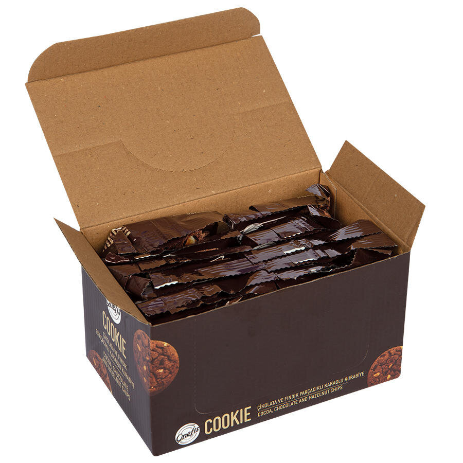 Onefis Çikolata Parçalı & Fındıklı Cookie 30 g x 12'li Fiyatı