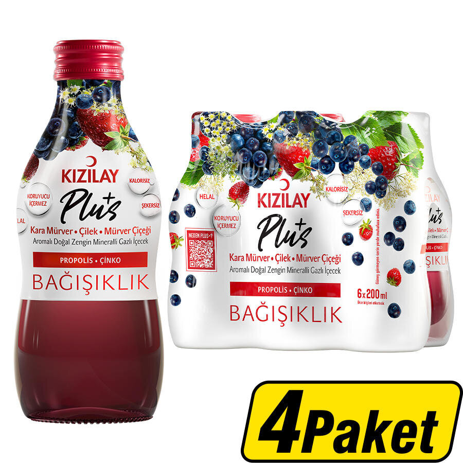 KIZILAY C*PLUS MADEN SUYU KARAMÜRVER 200 ML * 24 ADET