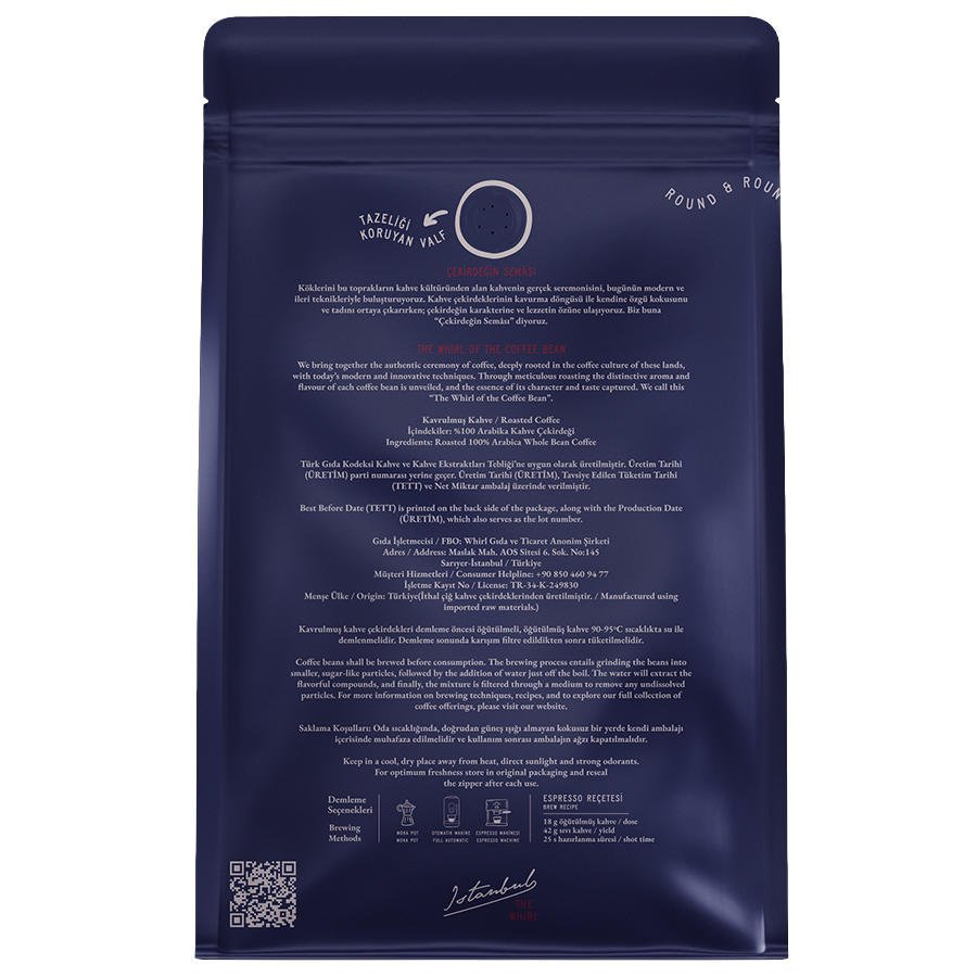 The Whirl Strong 441°F Çekirdek Espresso Kahve 1000 g Fiyatı | Avansas