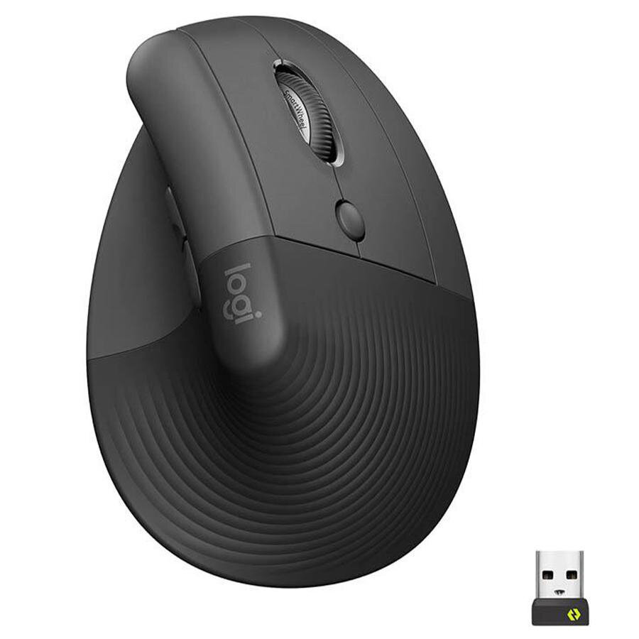 あいさつ Logitech 910-006473 Lift Kablosuz Ergonomik Dikey Mouse Siyah