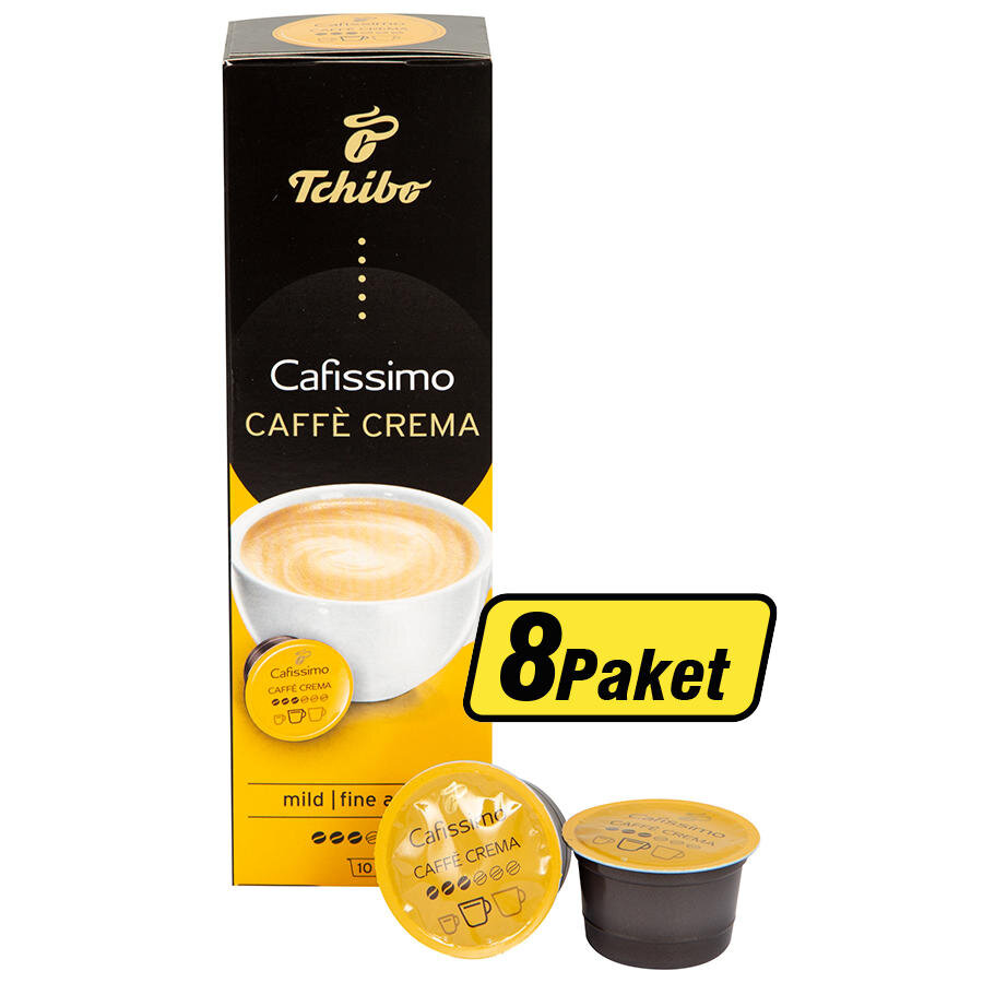 Tchibo Cafissimo Caffé Crema Fine Aroma 80'li Kapsül Kahve Avantajlı ...