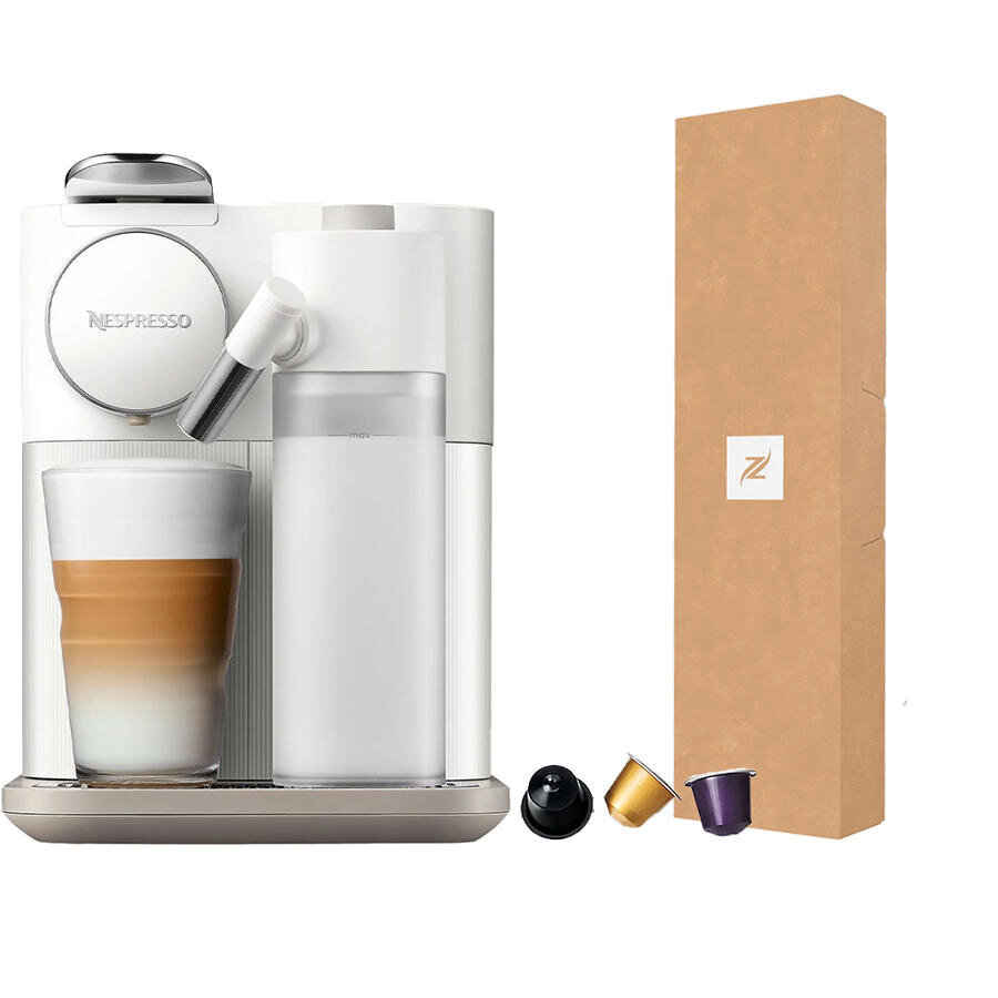 Nespresso F541 Gran Lattissima Kahve Makinesi Beyaz + Kapsül Seti