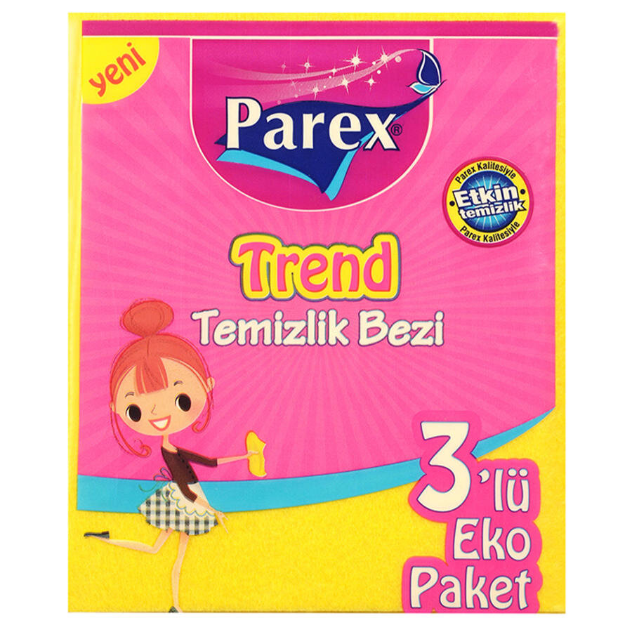 Parex Trend Temizlik Bezi 3'lü Paket