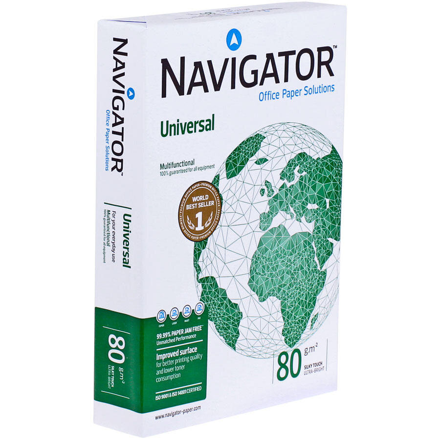 Navigator A4 Fotokopi Kağıdı 80 gr 1 Paket (500 Sayfa)
