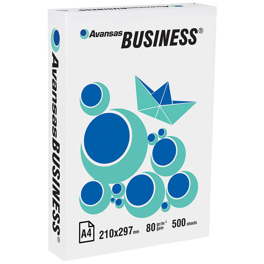 Avansas Business A4 Fotokopi Kağıdı 80 gr 1 Paket (500 Sayfa)