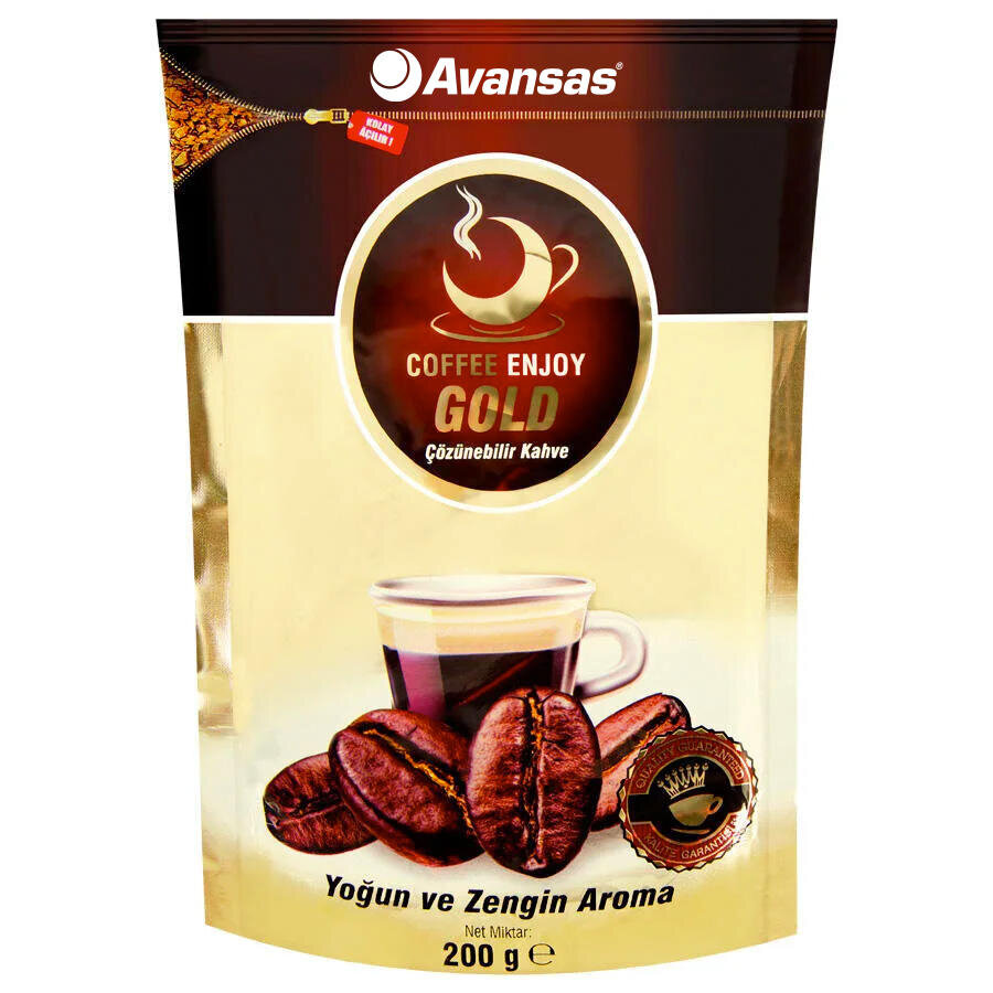 Avansas Coffee Enjoy Gold Kahve 200 gr