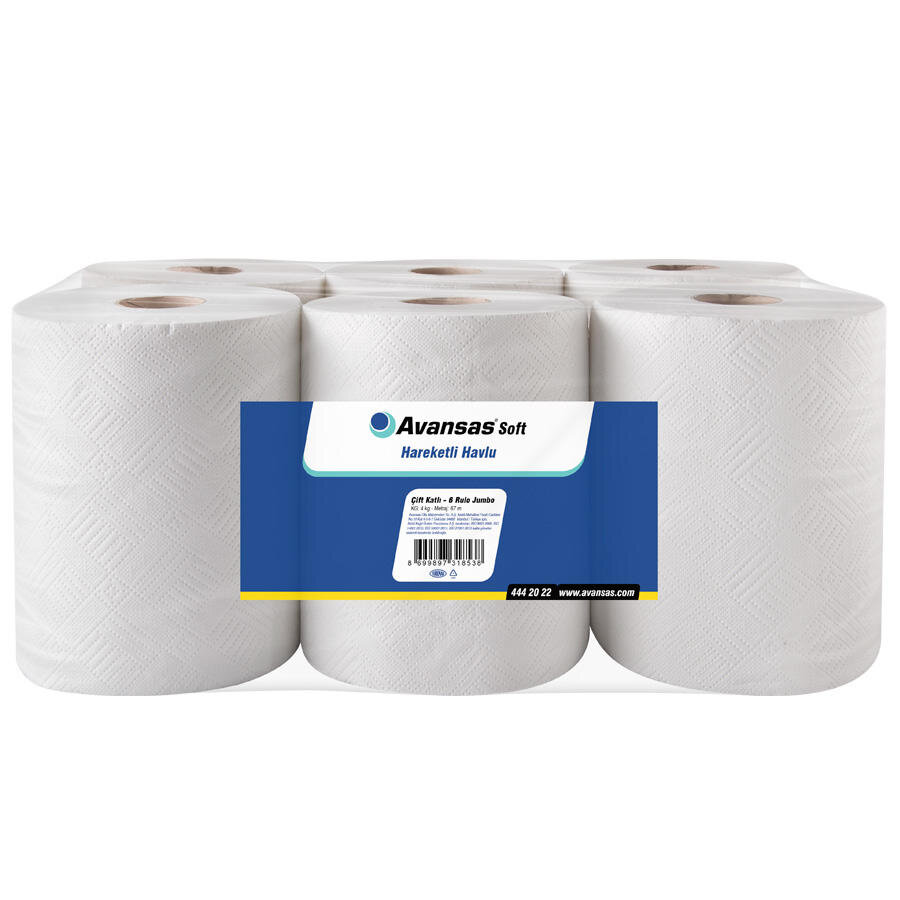 Avansas Soft Hareketli Kağıt Havlu 6'lı  (4 kg)