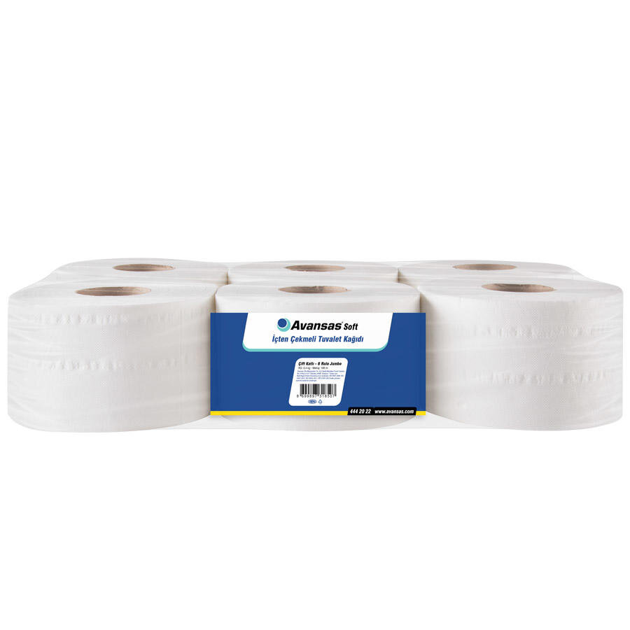 Avansas Soft İçten Çekmeli Tuvalet Kağıdı 6'lı