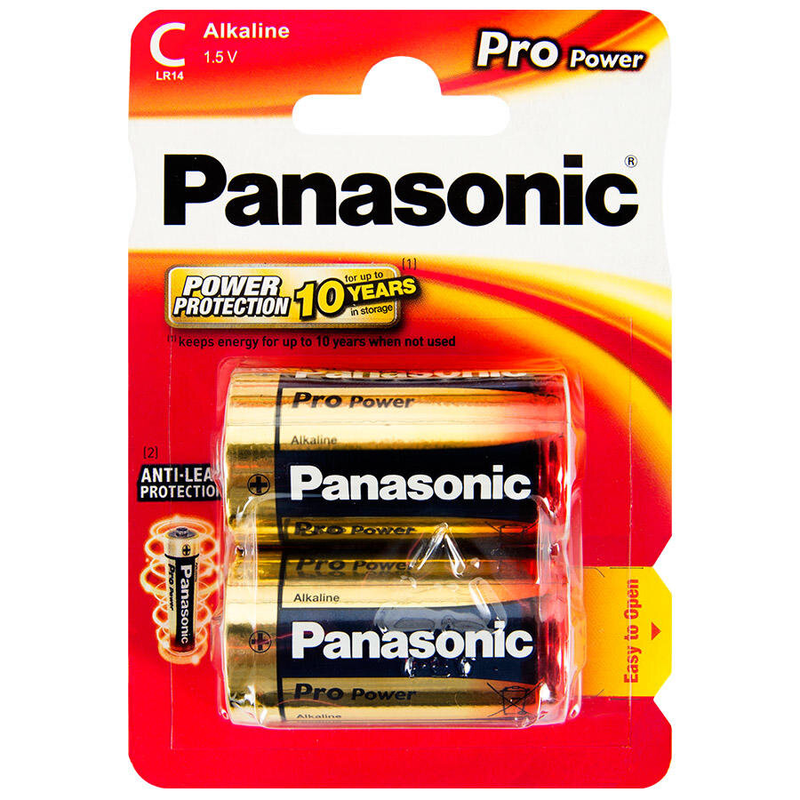 Panasonic Pro Power Alkalin C Orta Boy Pil 2'li Paket