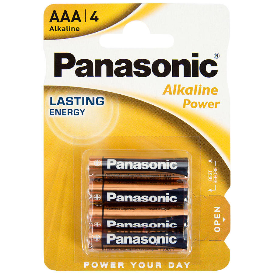 Panasonic Alkalin Power AAA İnce Kalem Pil 4'lü Paket