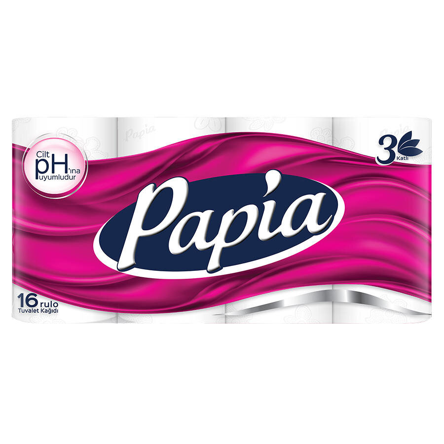 Papia Tuvalet Kağıdı 3 Katlı 16'lı