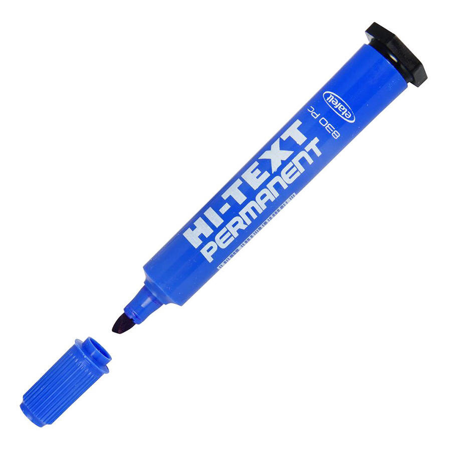 Hi-Text 830 C Marker Kalem Kesik Uç Mavi