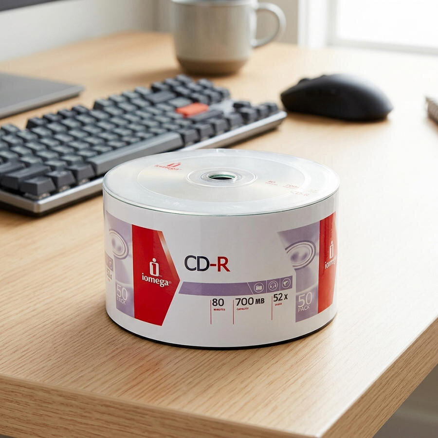 Iomega ICSP50 CD-R 52 x 700 MB CD 50'li Paket Fiyatı | Avansas