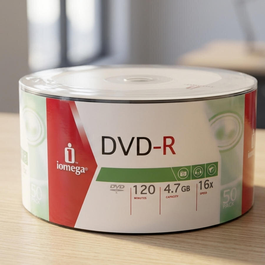 Iomega IDSP50M DVD-R 16 x 4.7 GB DVD 50'li Paket Fiyatı | Avansas