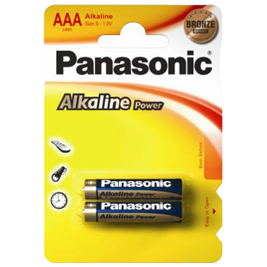 Panasonic Alkalin Power AAA İnce Kalem Pil 2'li Paket