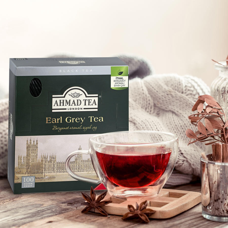 Ahmad Tea London Early Grey 100'lü Bardak Poşet Çay 100x2gr Avansas