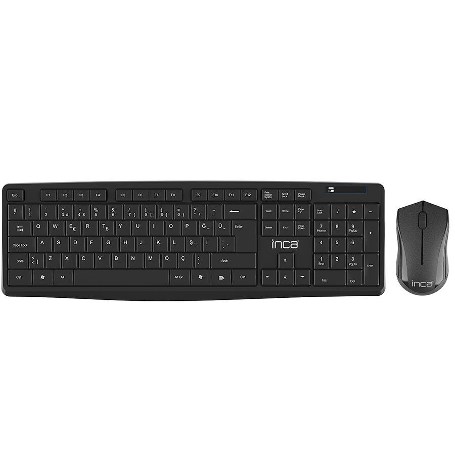 Inca IWS-538 Kablosuz Slim Dizayn Soft Touch Klavye & Mouse Set