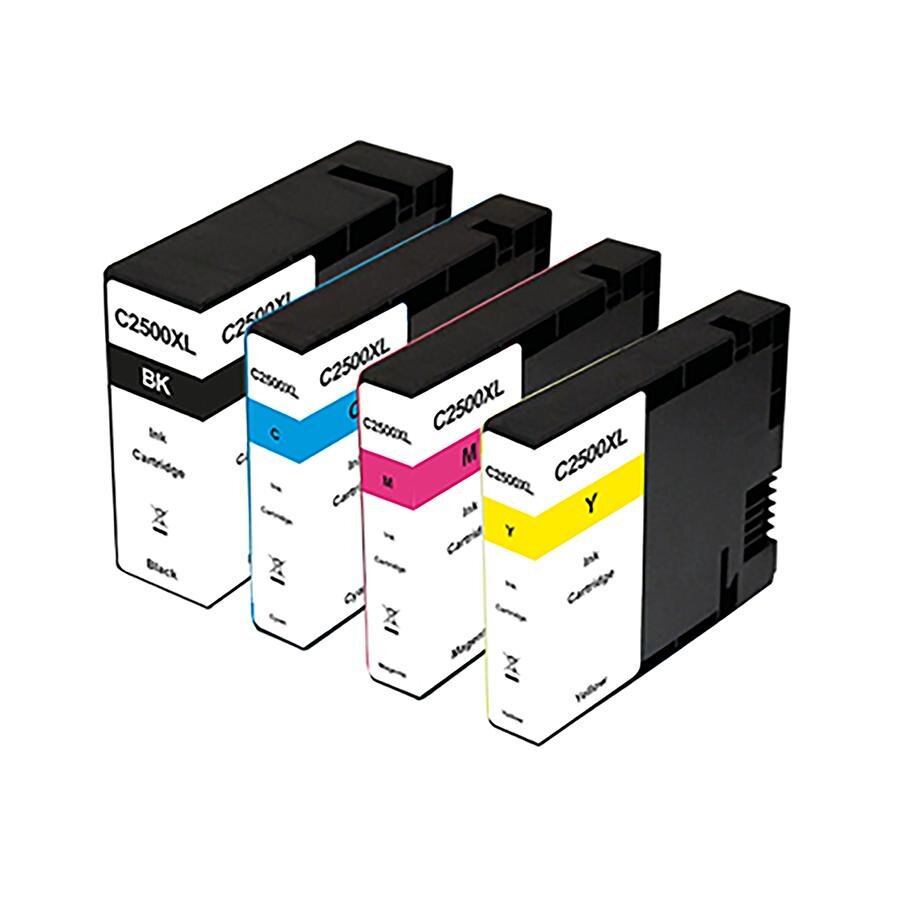 Buy Canon PGI-2500XL Black/Cyan/Magenta/Yellow Multipack Compatible ...