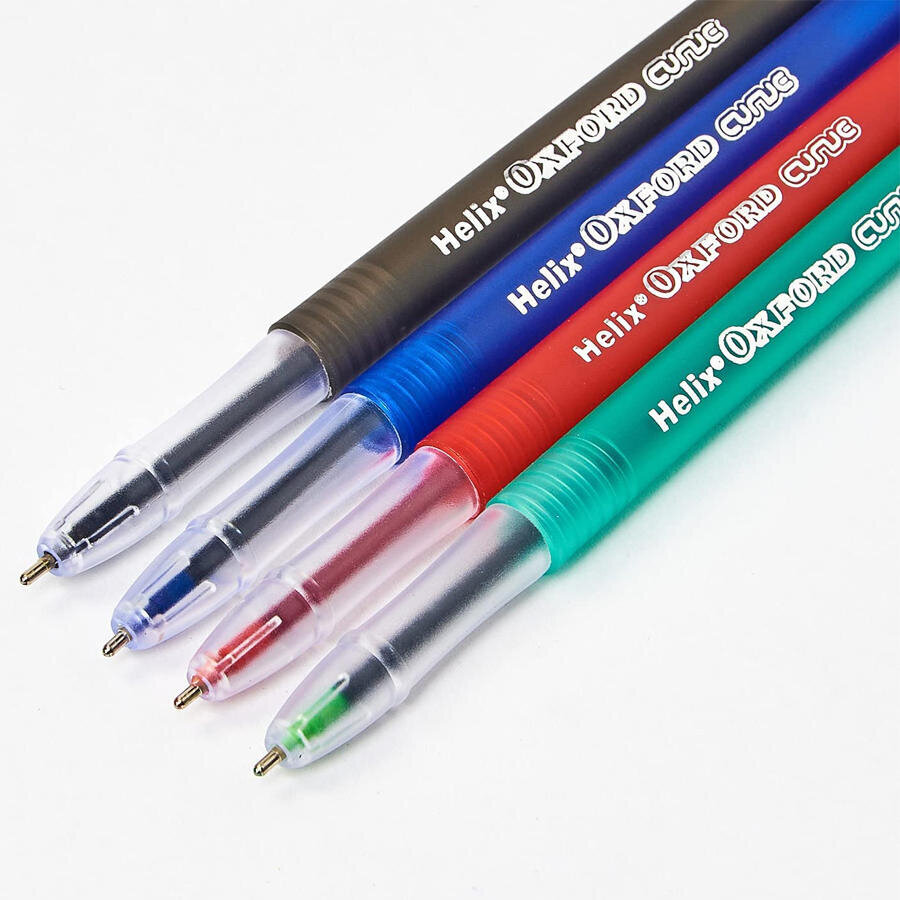 Buy Oxford Curve Pen Assorted Colours Pack of 4 Avansas®
