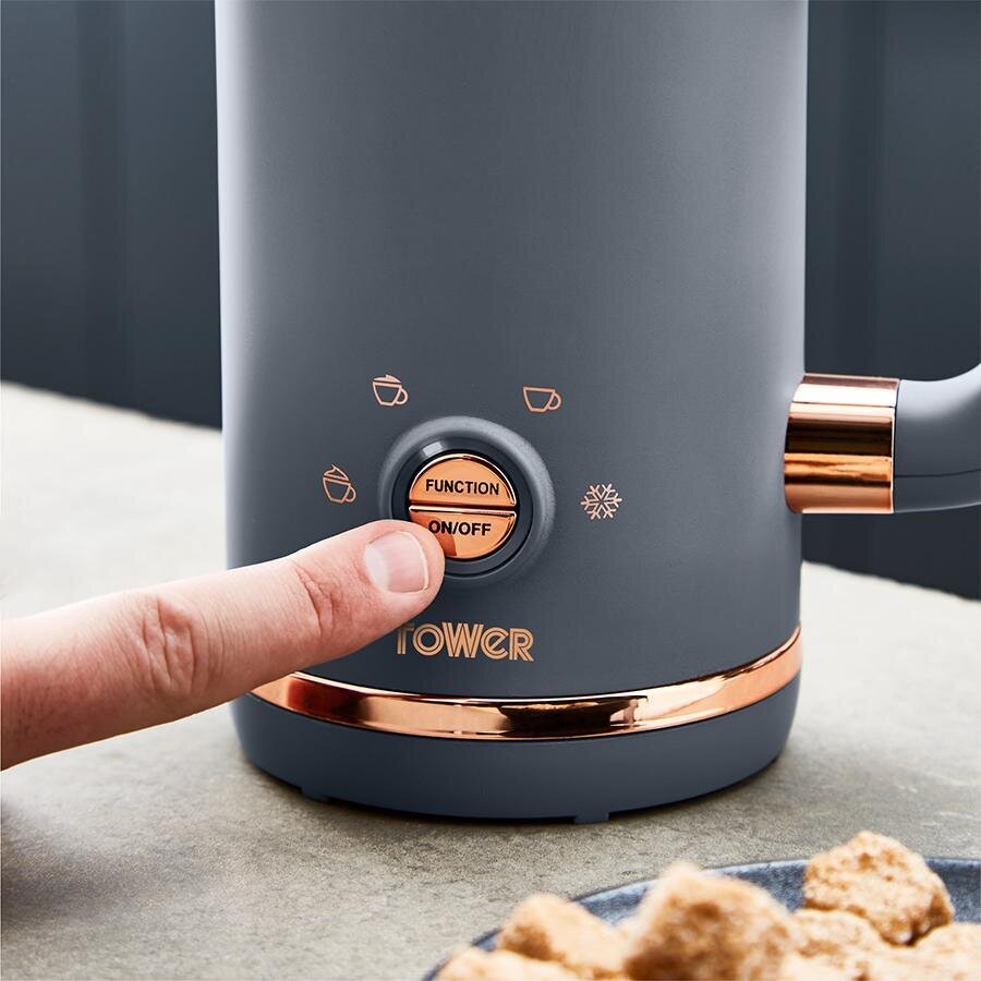 Buy Tower Cavaletto Milk Frother 500W Grey and Rose Gold Avansas®