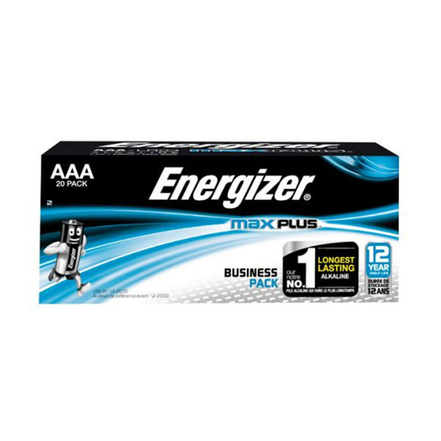 Buy Energizer Max Plus AAA Alkaline Batteries (Pack 20) Avansas®