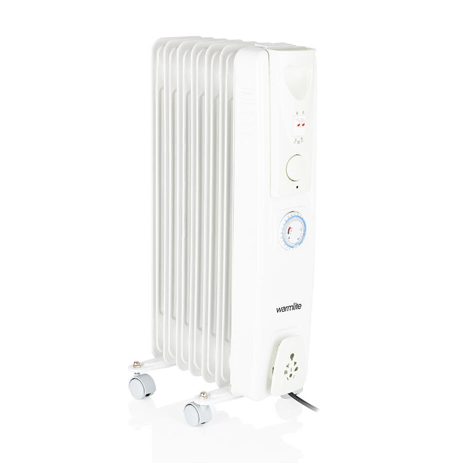 Buy 1500W Oil Filled Radiator White | Avansas®