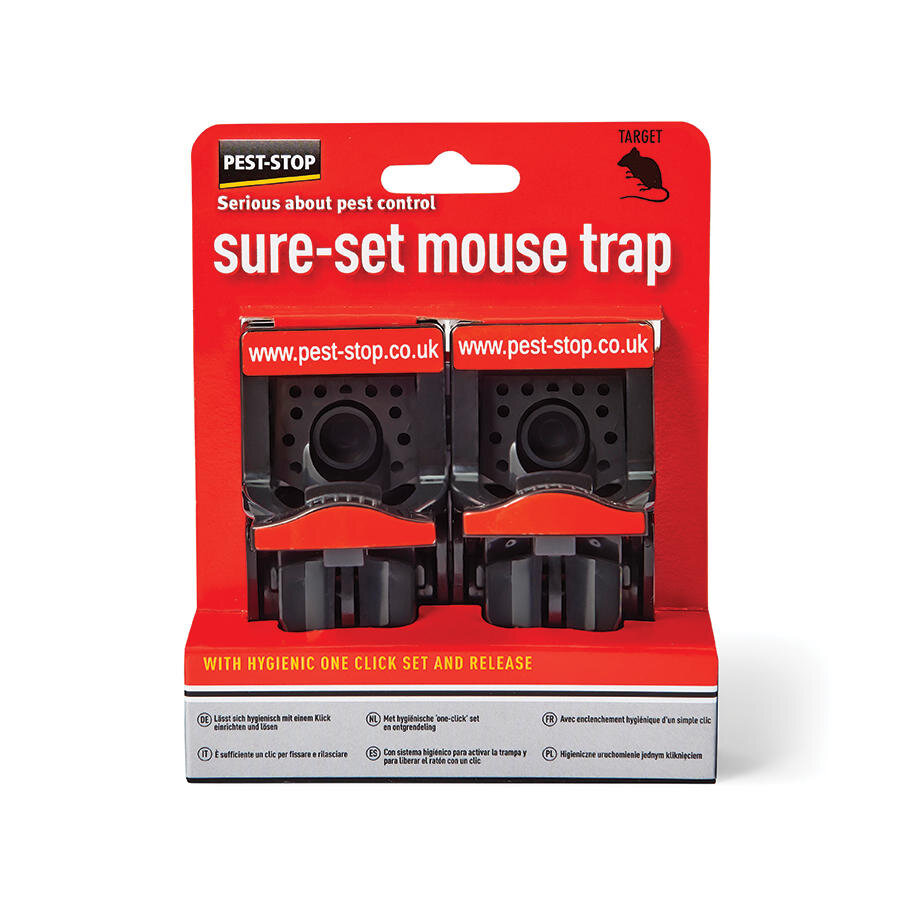 D-Con No View, No Touch Covered Mouse Trap, 6 Pack (2 Traps Each)  (Packaging May Vary)