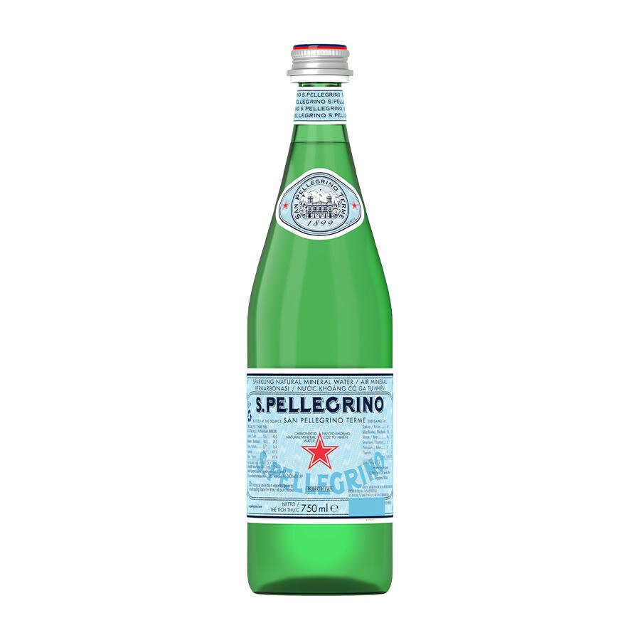 Buy Sparkling Natural Mineral Water Glass Case of 12 750ml bottles Avansas®