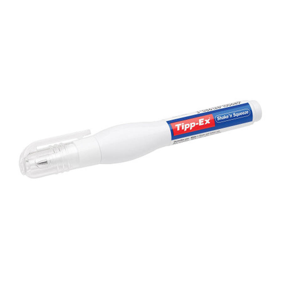 Buy Tipp-Ex Shake n Squeeze Correction Fluid Pen 8ml White (Pack of 3)