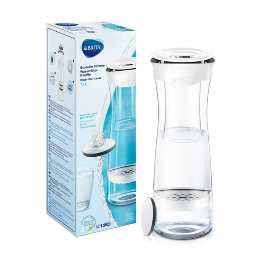 Buy BRITA Water Filter Carafe White Graphite 1.3L incl. 1 MicroDisc