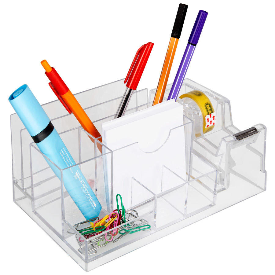 Buy Mas 815 MultiPurpose Pen Holder and Desk Tidy Transparent Avansas®