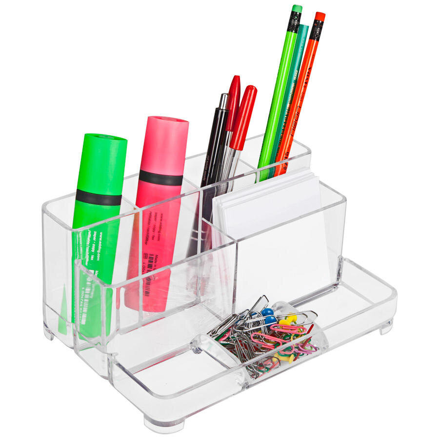 Buy Mas 810 Power Desktop Organiser Set Transparent Avansas®