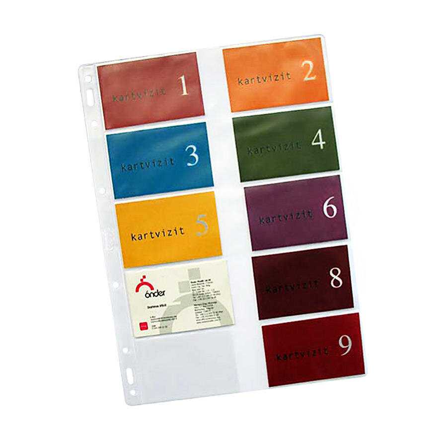 Buy Önder A4 Business Card Folder Refill Pack of 12 Avansas®