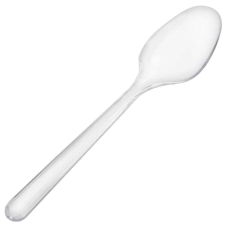 Buy Ece Luxury Disposable Spoon Clear Pack of 50 Avansas®
