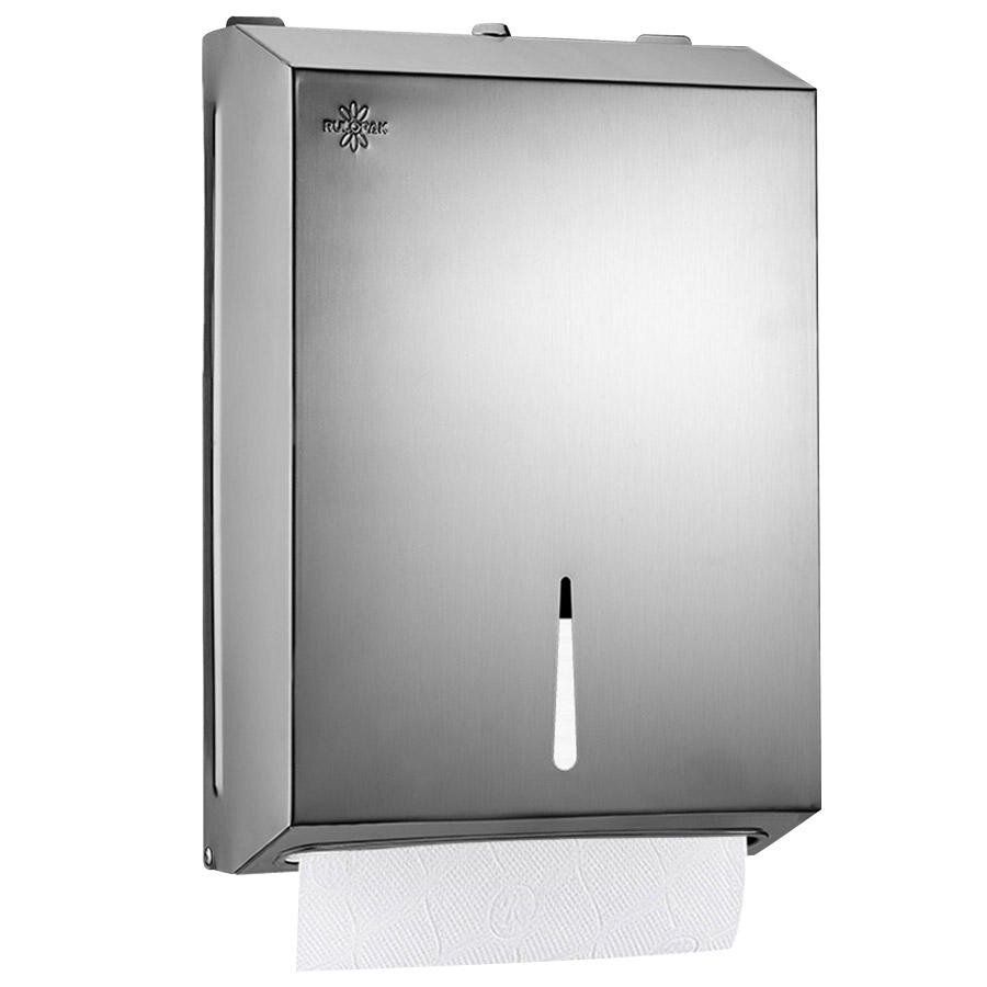 Rulopak Hand Towel Dispenser Stainless Steel 400 Sheet Capacity