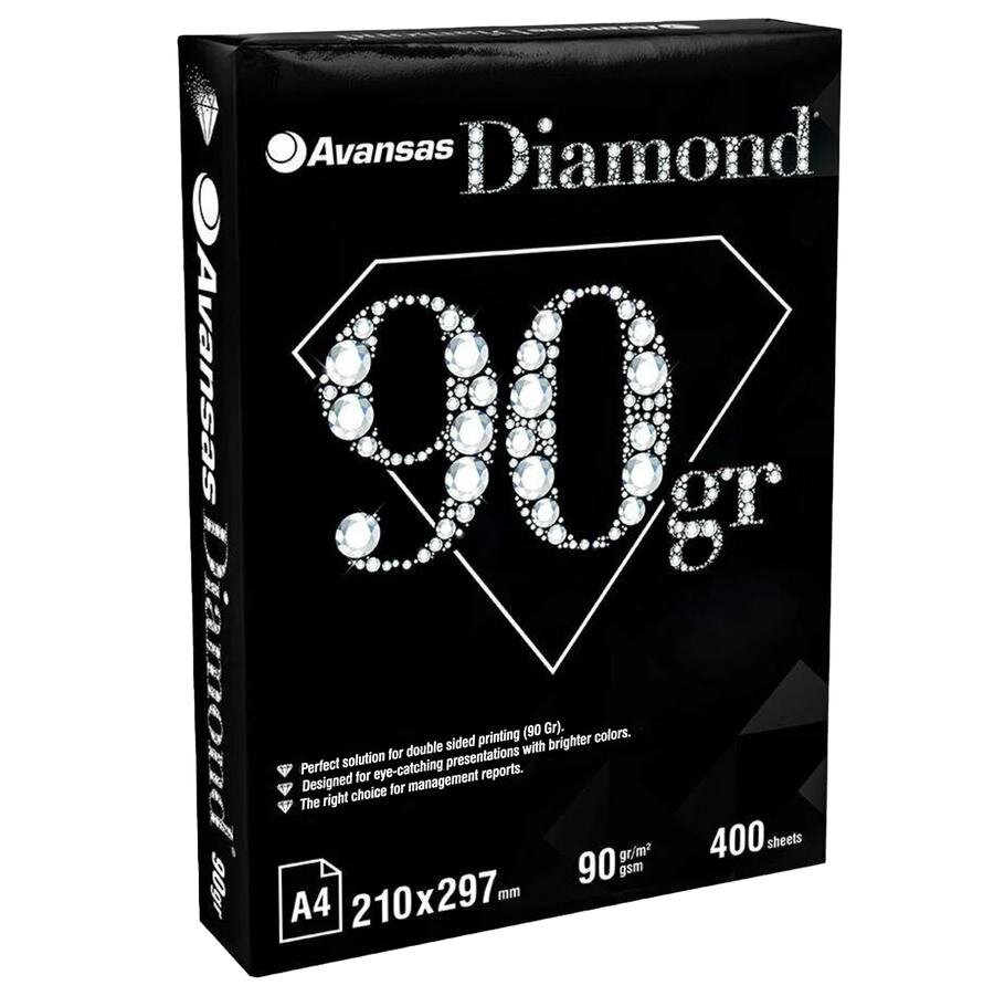 Buy Avansas Diamond A4 Copy Paper 90 gsm 400 Sheets | Avansas®