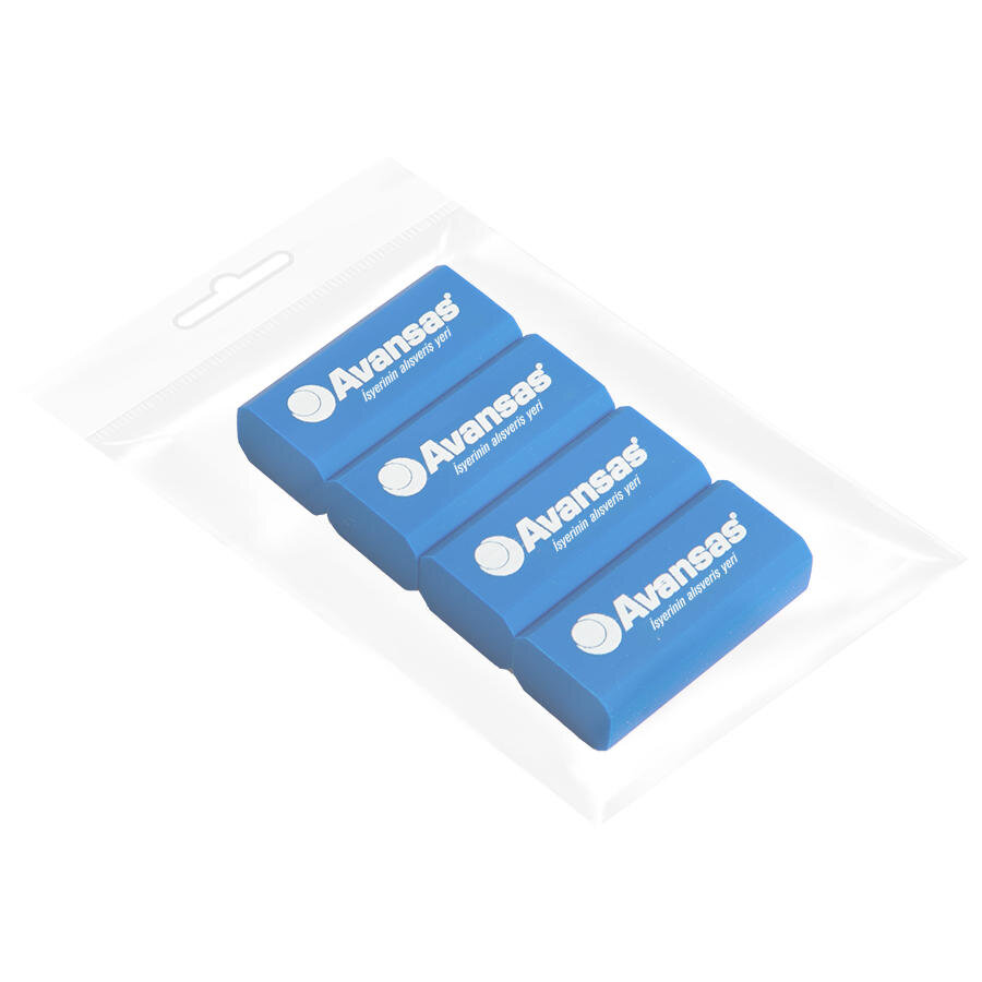 Buy Avansas 30 2B Eraser Blue Pack of 4 Avansas®