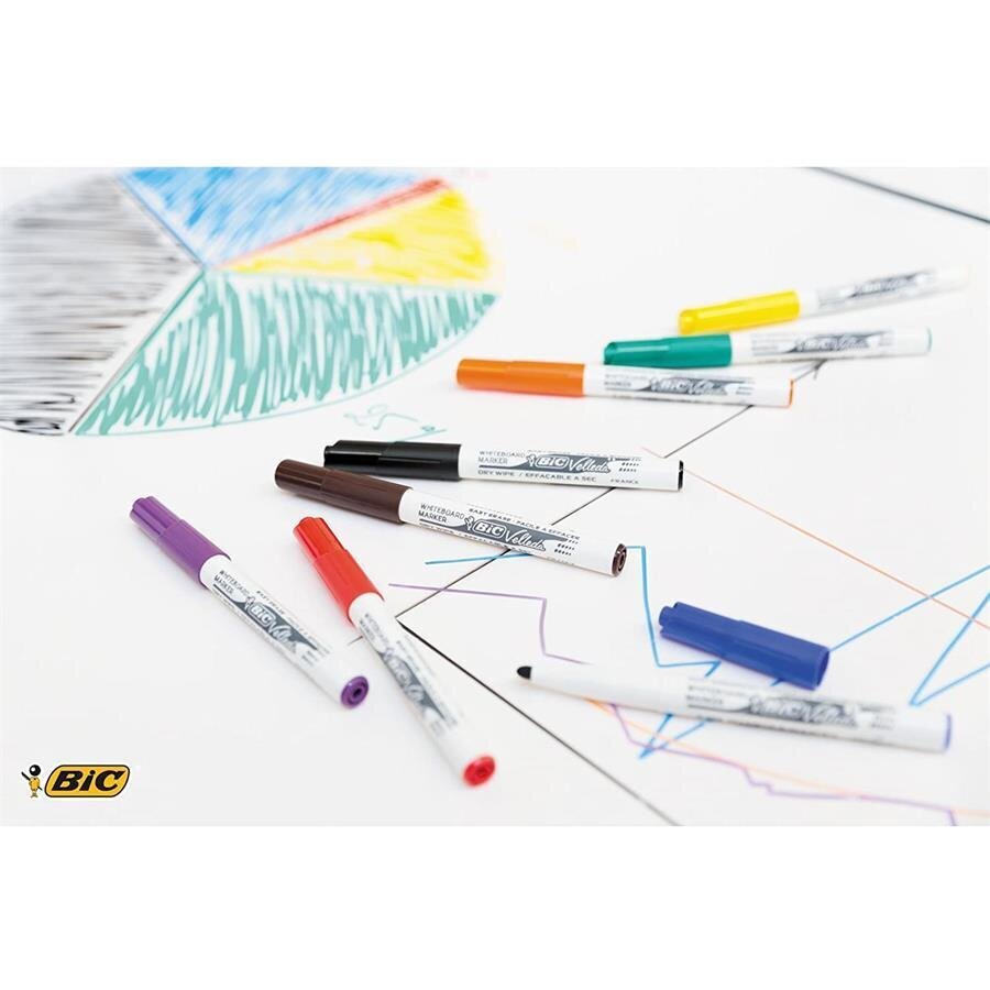 Buy Bic Velleda Dry Wipe Whiteboard Double Sided Board 30 x 44 cm