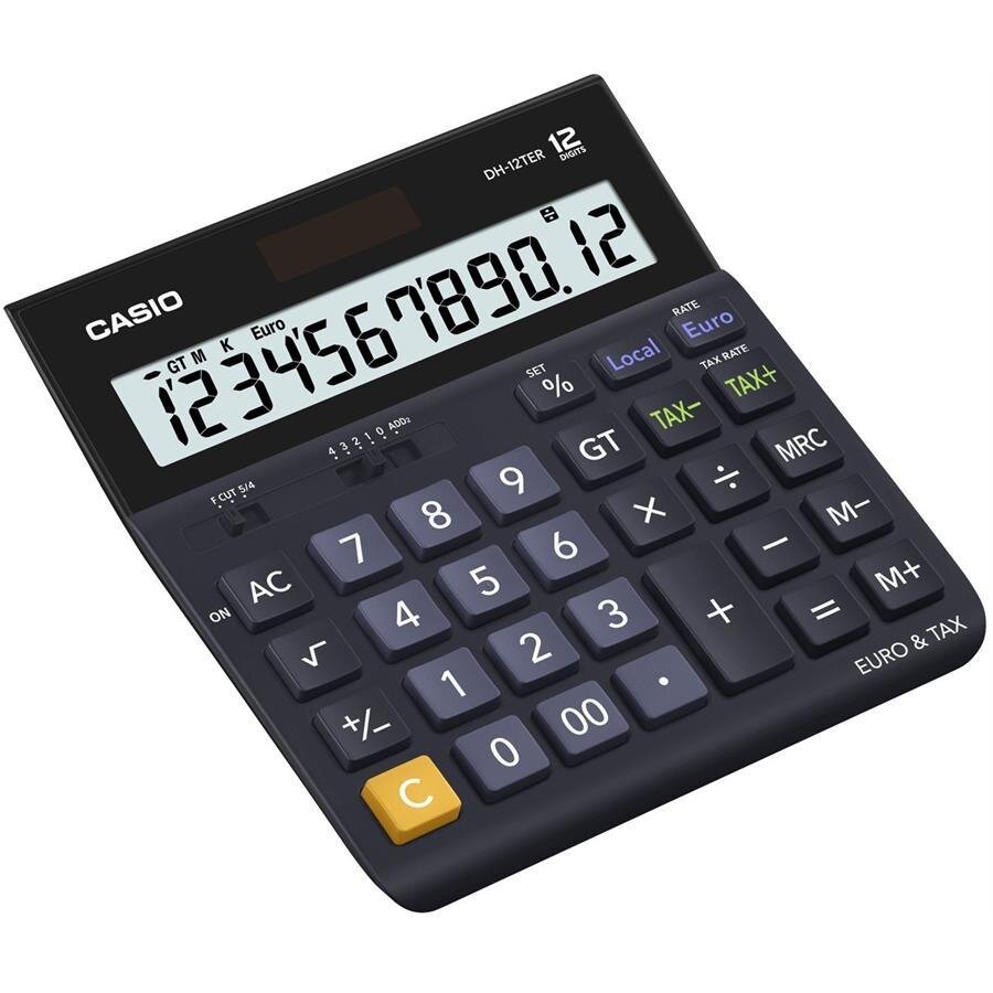 Buy Casio DH12TER 12 Digit Landscape Tax&Currency Calculator BK Avansas®