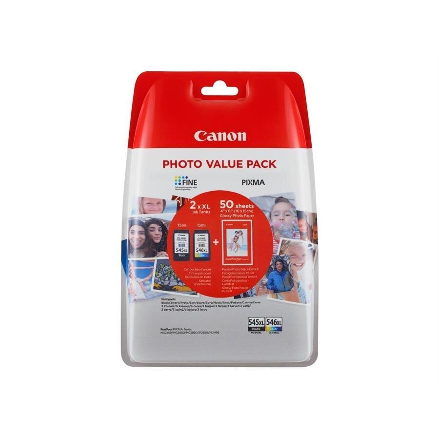 Buy Canon PG-545XL CL-546XL Original Ink Cartridge Black + Tri