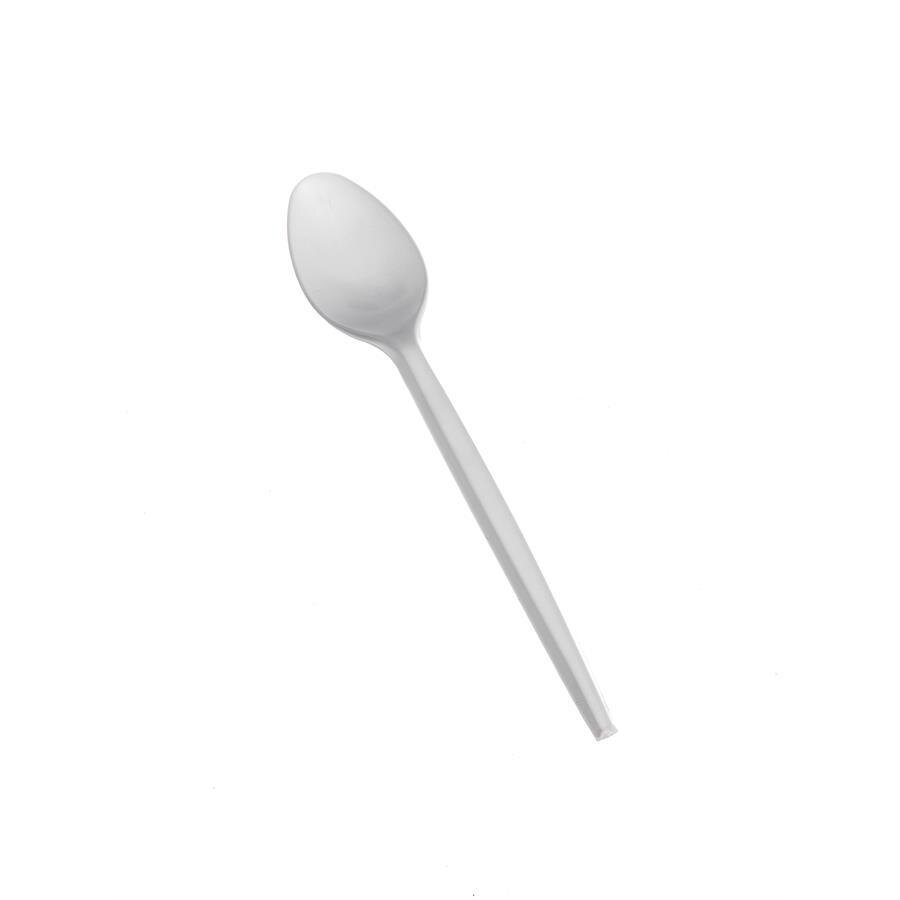 Buy E Green White Plastic Teaspoons Pack of 100 Avansas®