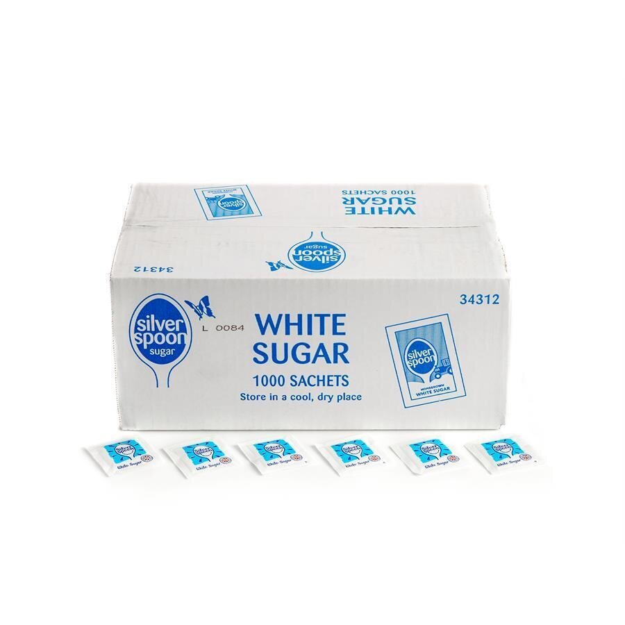 Buy Silver Spoon Sugar Sachets White Case of 1000 Avansas®