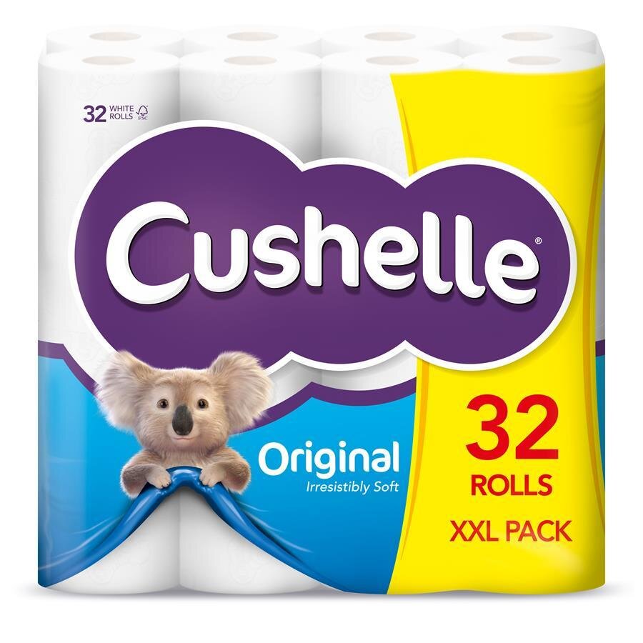 Cushelle Original Toilet Roll 2-ply 21.2 m Pack of 32