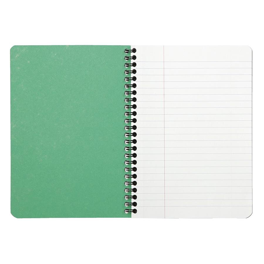 Buy Forever A5 Wirebound Notebook Recycled Ruled Perforated Green ...