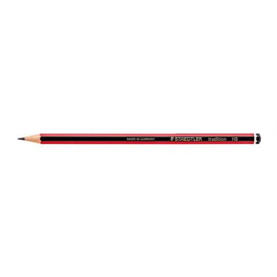 Buy Staedtler 110 Tradition Hb Pencil Red Black Barrel Pack Of 12 