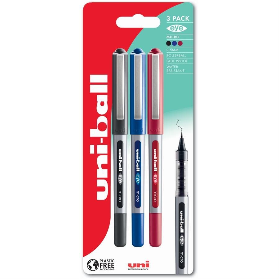 uni-ball Eye UB-150 Roller Ball Pen – Micro 0.5 Black –  –  Colourful Stationery Sellers