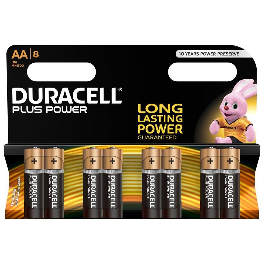 Buy Duracell Plus Power Aa Alkaline Battery Pack Of 8 Avansas®