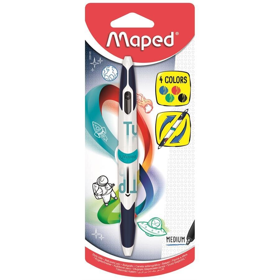 Bevoorrecht complexiteit Aanwezigheid Buy Maped Twin Tip Ballpoint Pen Medium Tip 4 Colours | Avansas®