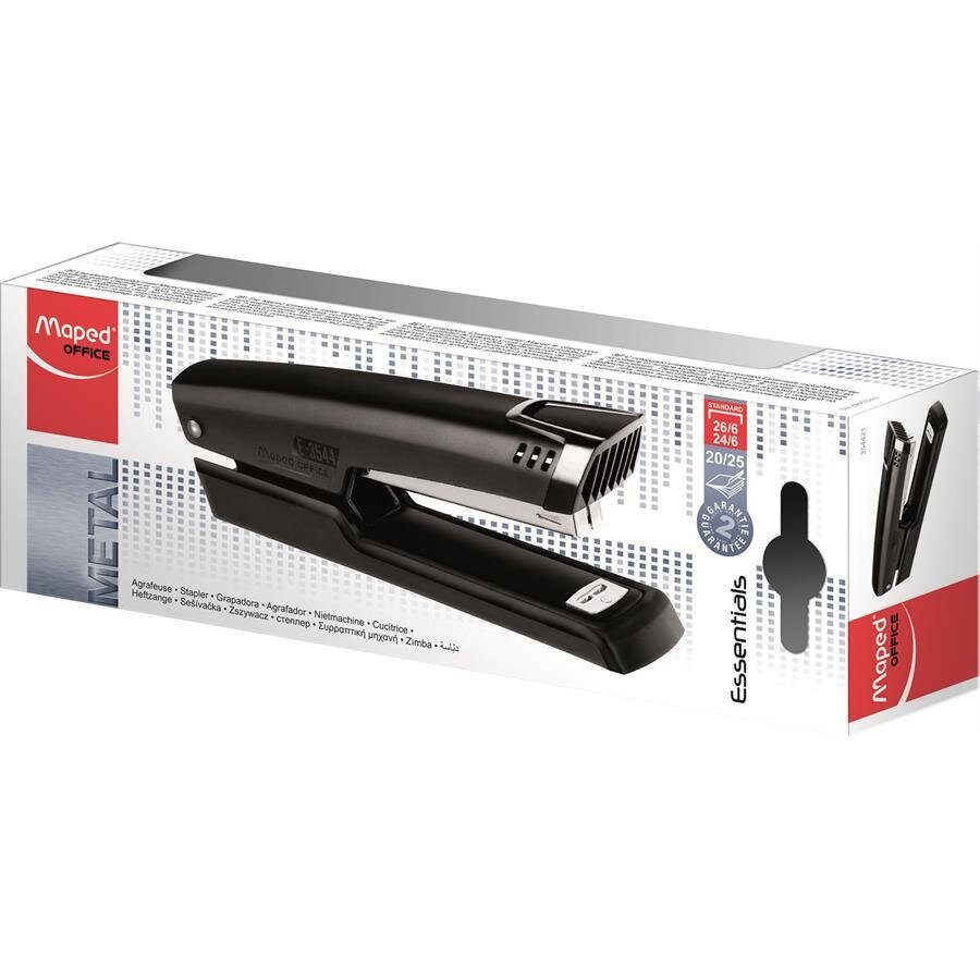 Buy Maped Office Essentials Stapler /6, 26/6 Metal, Full Strip, Boxed  | Avansas®